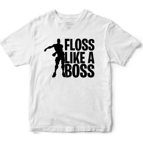 Floss Like A Boss. Funny Graphic Phrase Printed T-Shirt. Summer Cotton O-Neck Short Sleeve Mens T Shirt New S-3XL