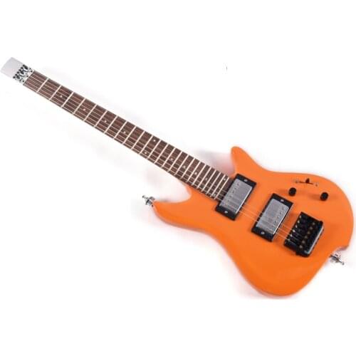 In Stock NEW Product LEAF 100 Rosewood Travel Electric Headless Guitar Portable Blue Green Orange Red Color