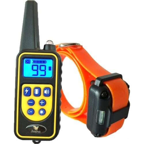 JANPET 800Yds Remote Dog Training Collar Rechargeable Waterproof Pet Trainer with Beep/Vibration/Shock Electronic Collar