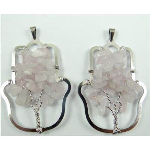 Natural tiger eye lQuartz Crystal Wisdom Tree Charm 7 Chakra Reiki Healing Tree of Life Pendant for diy Jewelry making necklace