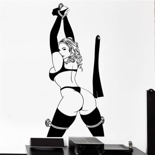 Naked Sexy Gilrs Wall Decal Woman Window Sticker For Bathroom Teen Bedroom Art Mural Home Decor Living Room Wallpaper M42