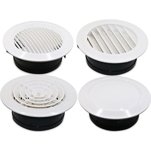 Indoor Ventilation System ABS Fresh Air Outlet Air Conditioner Air Outlet Vent Vent Plastic Round Adjustable