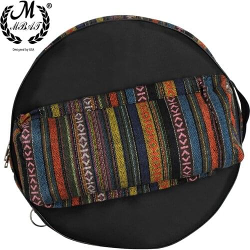 M MBAT Ethnic Style Oxford Snare Drum Hand Bag Thickening Portable Waterproof And Wear-Resistant Snare Drum Bag Percussion Parts