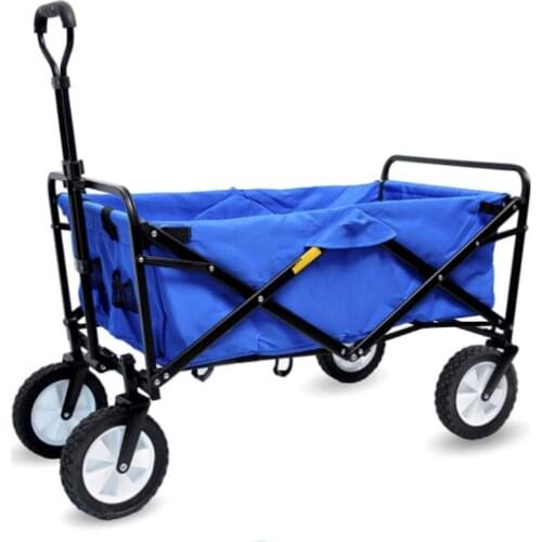 Garden Tool Cart Can Be Folded Four Wheel Barrow European Trailer