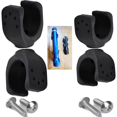 Universal Flashlight Mounting Brackets Mount Clips Holder Rail Mounted for truck