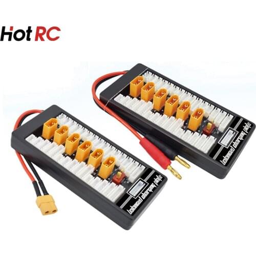 High Quality 2S-6S XT60 Plug Parallel Charging Board Para Board XT60 Plug 4.0MM Bananer for Imax B6 B6AC B8 6 in 1