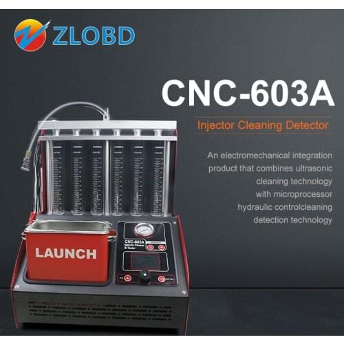 LAUNCH CNC 603A Injector Cleaner & Tester CNC 603C Fuel Injector Tester Cleaning Machine Test Bench Equipment tools for garage