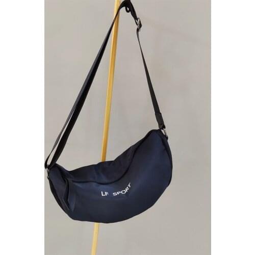 Womens stiletto bag new waterproof nylon cloth dumplings casual fashion English print one-shoulder small bag tide