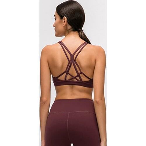 Zhangyunuo Running Sports Bra Women Yoga Bra High Impact Push Up Bras Fitness Padded Sports Workout Sport Bra Top