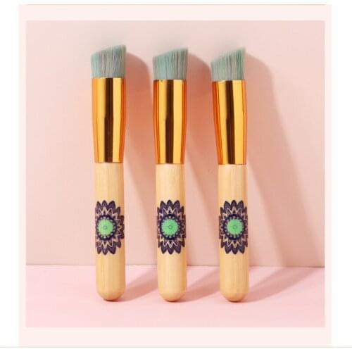 1 makeup brush angled foundation brush portable powder brush practical characteristic no brush marks hot selling makeup tools