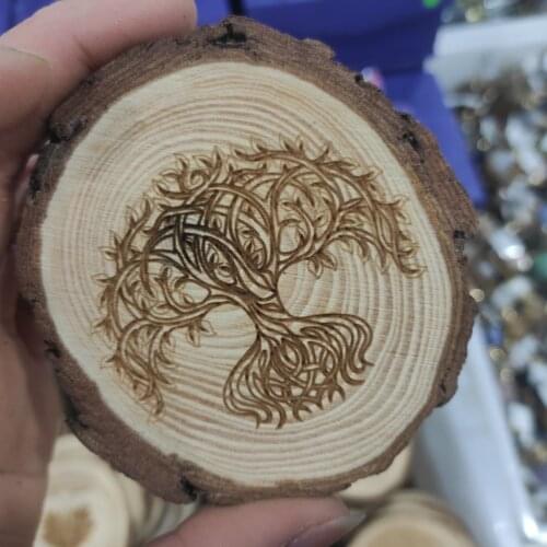 1pcs Durable Wood Coasters Placemats Round Heat Resistant Drink Mat Table Tea Coffee Cup Pad Non-slip cup mat insulation pad