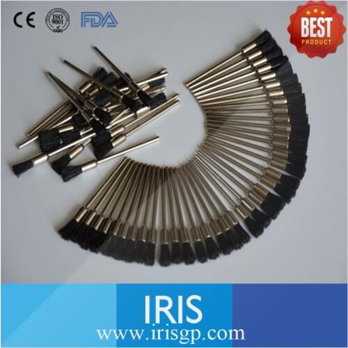 200 Pieces 4# Bristles Cup Shape Dental Prophy Brush Polishing Brush With Handle for Polishing Denture/Jewelry/Metal