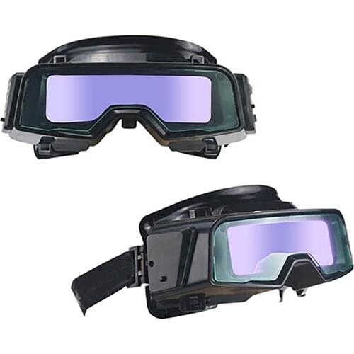 Hot Automatic Darkening Welding Goggles Anti-scratch Head-mounted Welding Mask Adjustable with Eye Protection Can Be Assembled