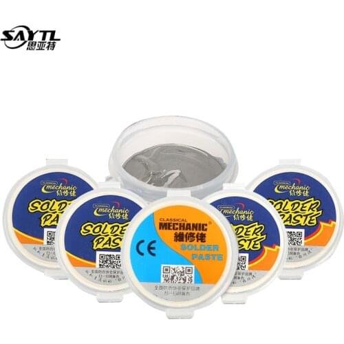 MECHANIC Original Solder Tin Paste 183/138/148/158/217 Melting Point Welding Flux Soldering Cream Repair BGA CPU LED Rework Tool