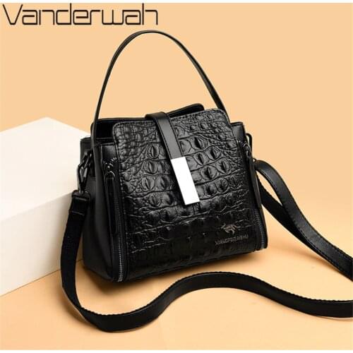 Luxury Designer Handbags Women Shoulder Bags Vintage Handbag High Quality Alligator Prints Messenger Tote Bags for Women Sac