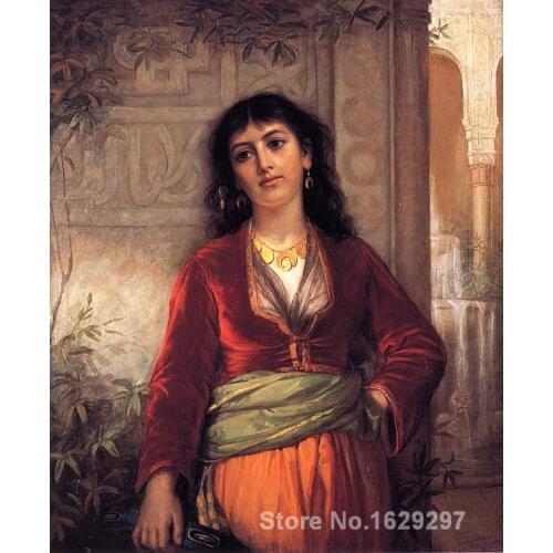 Modern colorful paintings The Unwelcome Companion (A Street Scene in Cairo) by John William Waterhouse High Quality Hand painted