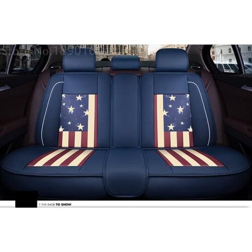 Only rear leather car seat covers For Jaguar XF XE XJ F-PACE F-TYPE brand firm soft auto accessories car stickers car styling