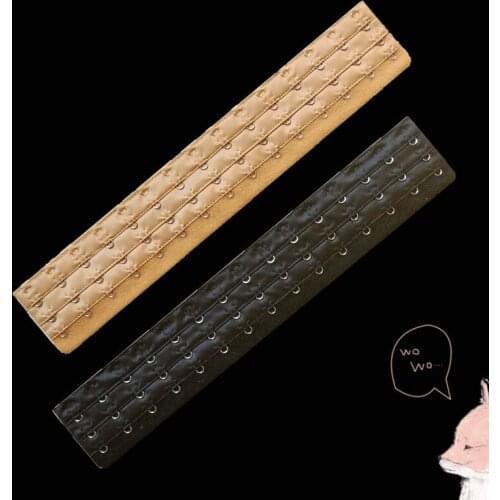 Womens Shapewear Stainless Steel 3 Rows 15 Buttons Strong Rally Rubber Bra Corset Extension Buckle28CM Length