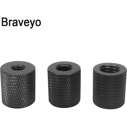 Double Nut Adapter Screw 1/4 to M4 M5 M6 M8 M10 Camera Screw Tripod Ballhead Monpod Mount Screw For Dslr Live Flash Bracket