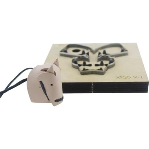 Japanese Steel Knife Mold Horse Pendant Decoration Handmade Leather Laser Knife Mold Can Be Customized DIY Sharp and Durable