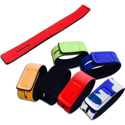 1PC New Fishing Tools Rod Tie Strap Belt Tackle Elastic Wrap Band Pole Holder Accessories Diving Materials Non-slip Firm