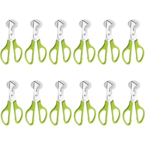 12PCS Quail Pigeon Fresh Egg Shell Birds Eggs Kitchen Tool Scissors Cracker Opener Cigar Cutter Cutting Device Kitchen
