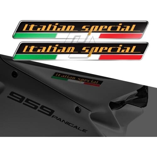3D Motorcycle Tank Decals Italy Sticker Italian Special Decals Case for Ducati Monster Aprilia RS RS4 RSV4 MV