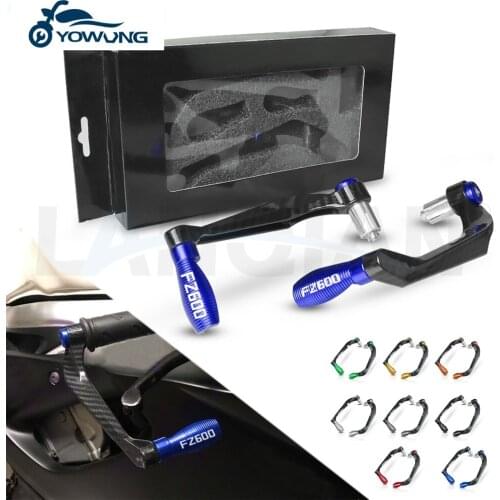 For Yamaha FZ600 7/8"22MM Motorcycle Aluminum Brake Clutch Levers Guard Protection FZ 600 1986 1987 1988 1989 Accessories