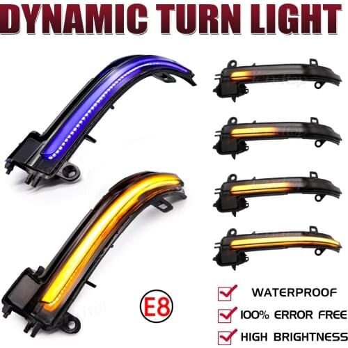 For BMW 1 2 3 4 Series Car Dynamic Turn Signal LED Side Mirror Indicator Blinker X1 F20 F21 F22 F23 F30 F31 F34 F32 E84 i3