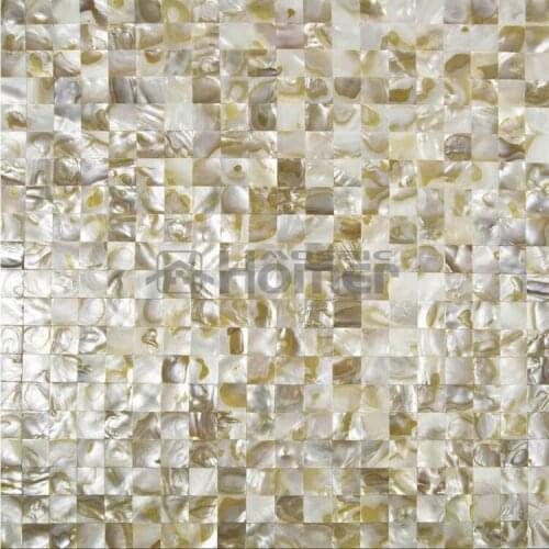 Free shipping! river shell mother of pearl mosaic tiles seamless 15x15mm, bathroom shower mosaic tiles kitchen backsplash tiles