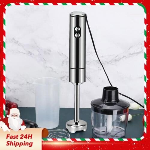 Food Blender 4 in 1 Hand-held Food Mixers Multi-Function Meat Grinder Mixers Electric Whisk Mixed Kitchen Equipment