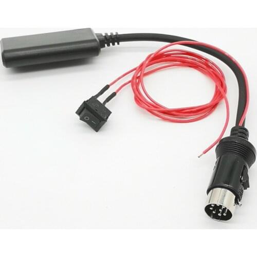 Bluetooth Adapter Audio Input AUX Cable 8 pin interface For Nissan old Teana Bluebird Cefiro JK230 JM230 JK200 2004-2008