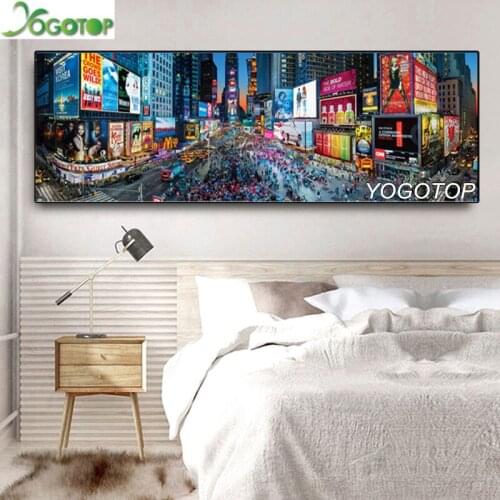 Large New York Street Landscape City puzzle Diamond Embroidery sale diy daimond painting full drill mosaic decor home art YY2739