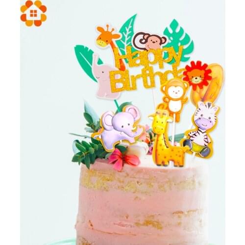 DIY House Cake Toppers