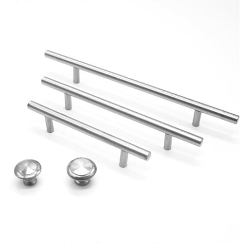 50mm-500mm Stainless Steel Kitchen Door Cabinet T Bar Handle Pull Knob cabinet knobs furniture handle cupboard drawer handle