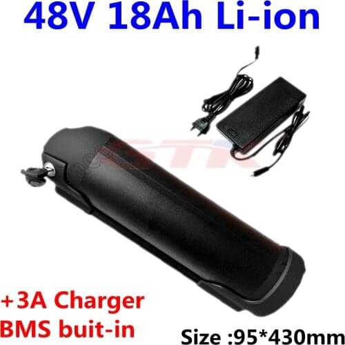 Great 48V 17Ah 18Ah 750W 1000W Ebike Battery Li-ion Water Kettle Lithium electric bike Battery electric bike battery 48v