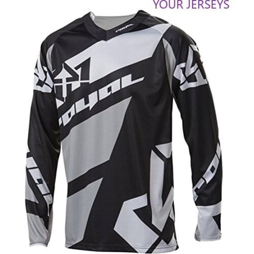 2022 Black Downhill Jersey Moto Motocross Jersey Long Sleeve Maillot Ciclismo Hombre DH Racing Jersey FXR Downhill DH MTB
