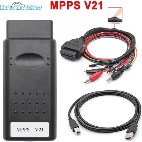 MPPS V21 MAIN + TRICORE + MULTIBOOT Ecu Flash Breakout Tricore OBD2 ECU Chip Tuning OBD Scanner for EDC15 EDC16 EDC17 PK V16 V18