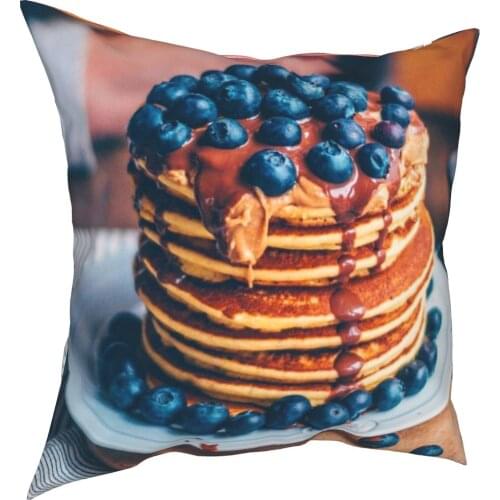 Blueberry shufrey soft flannel sofa decoration and home cotton pillow cover sofa seat decoration car pillow cover