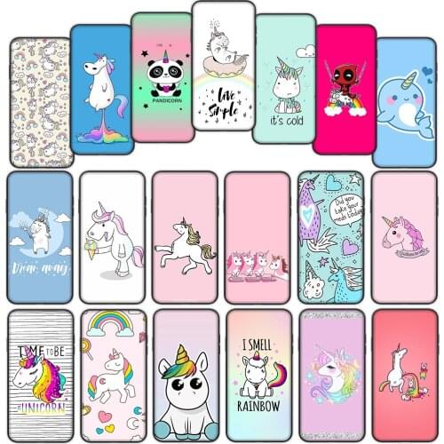Unicorn Soft Cover Case for Xiaomi Mi Redmi Note 9 SE 9C 9S 9T Pro Max