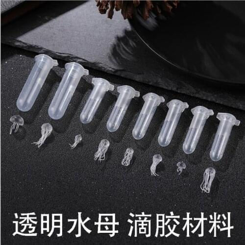 2021 New 3 pcs/lot Different style Resin mini transparent jellyfish material epoxy mold makeing jewelry filling for DIY jewelry