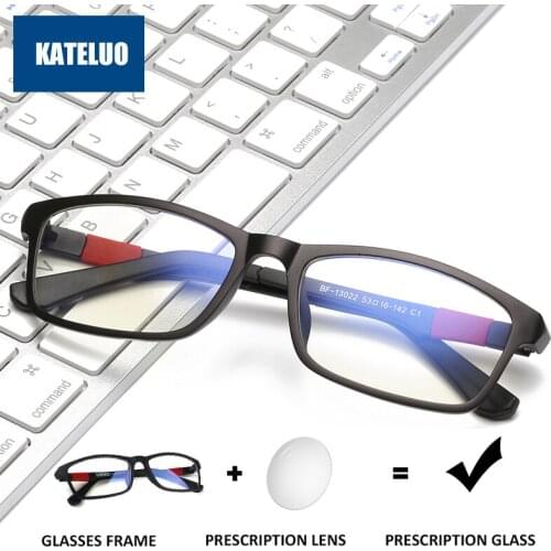 KATELUO ULTEM(PEI)- Tungsten Photochromic Prescription Glasses Frame Men Square Eyewear Myopia Optical Eyeglasses Frames 13022