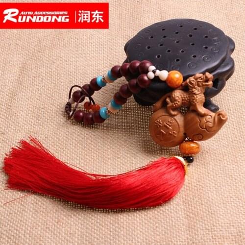 Rosewood kirin fulu pendant access safety car interior supplies car gourd pendant r163-27