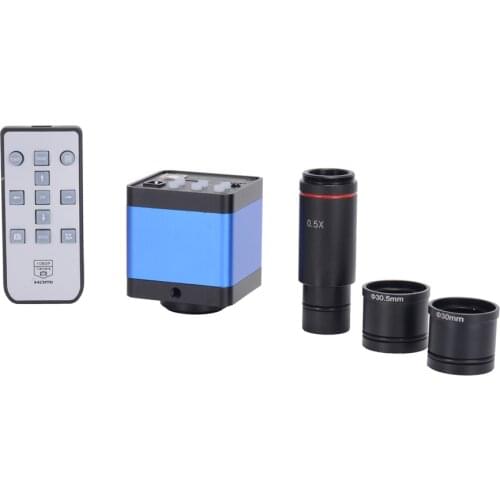 HAYEAR 16MP 1080P HDMI Industrial Camera 0.5X Reduction Digital Eyepiece Lens 23.2mm Mounting with 30mm 30.5mm Adapter