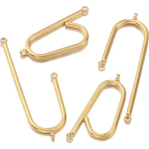 10pcs/lot NEW DIY Earrings Findings Stainless Steel Long Connecting for Jewelry Making Earring Pins Findings DIY Supplies