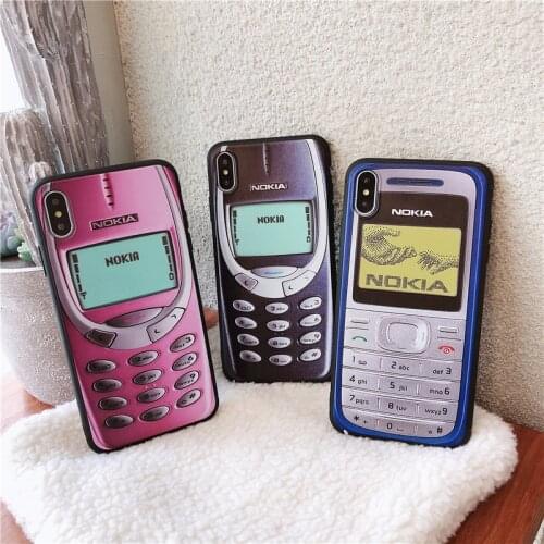 Heat Classic retro phone case for iPhone 6 S 7 7plus 8 8plus X XR XS max 11 11PRO mobile phone pattern silicone case