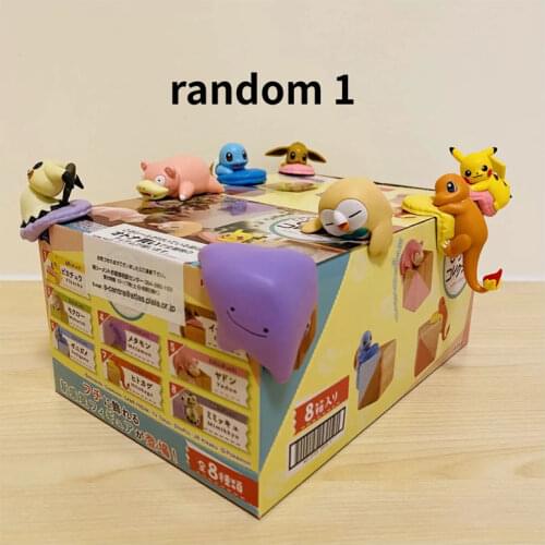 Tomy Pokemon Action Figures Squirtle Charizard Pikachu Model Capsule Toys Cartoon Pocket Monsters Dolls Cute Ornaments Random 1