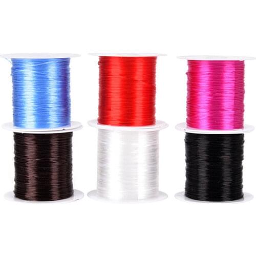 1mm Strong Stretchy Crystal String Beading Cord Wire Thread Elastic Rope For Making Jewelry Findings DIY Bracelets Necklace