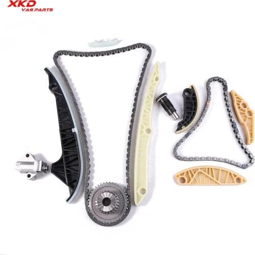 11Pcs High Quality Timing Chain Kit For V-W J-etta Golf MK5 6 Passat EOS A-udi A4 TT EA888 1.8T 2.0T