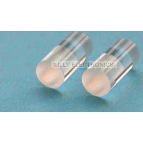 2pcs 120 degrees Cylinder Line Lens Laser Line Lens 5x11mm DIY Glass Lab High Quality